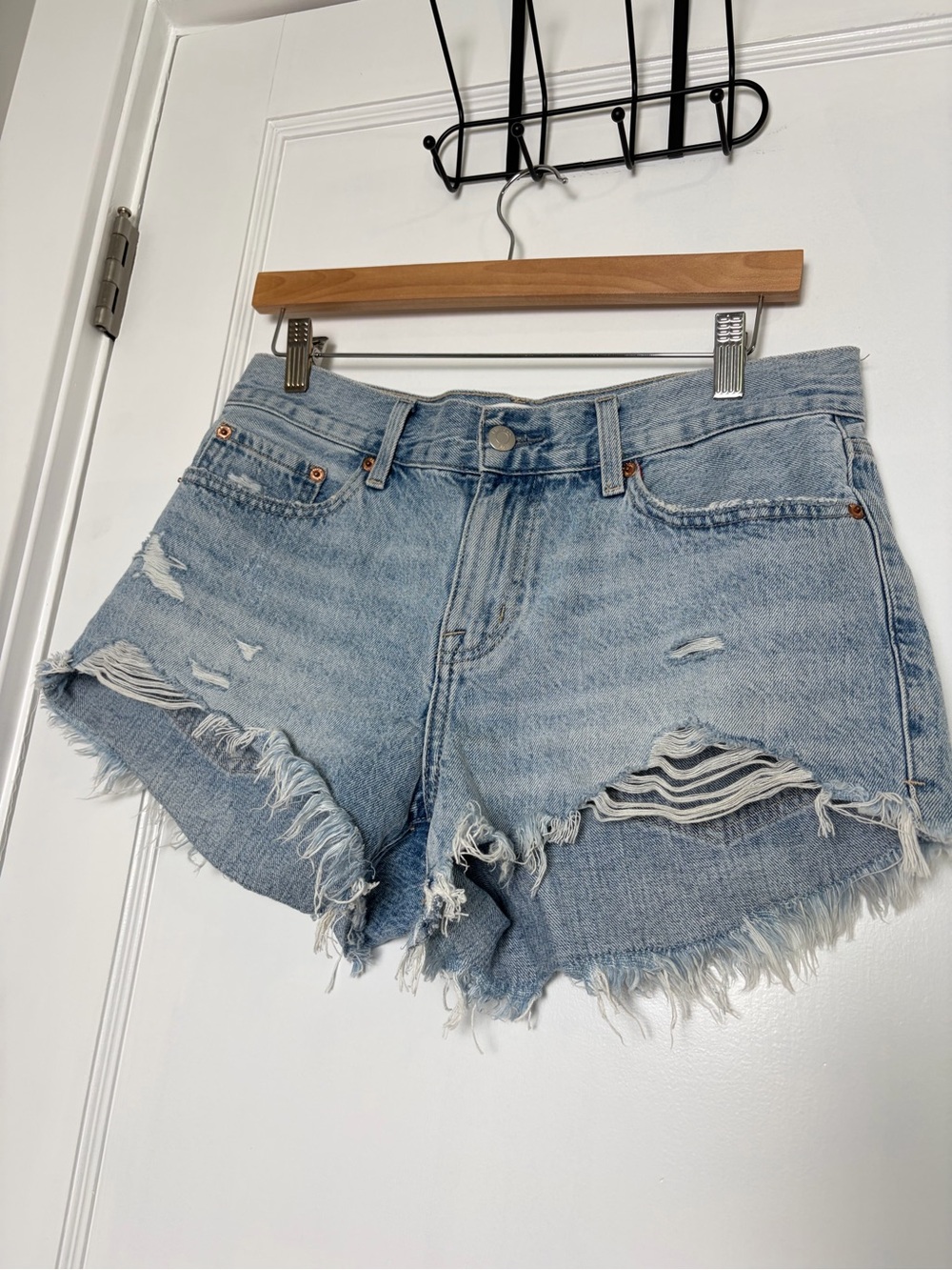 Pistola distressed denim shorts - Picture 16 of 16